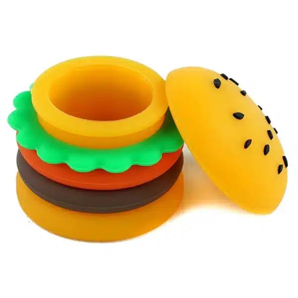 Hamburger | Jar contenitore scomponibile in silicone 5ml - immagine 5