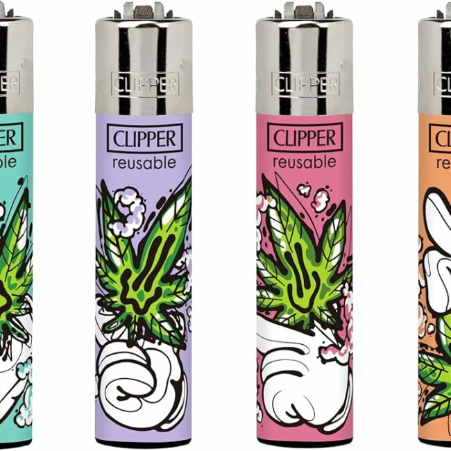 Clipper Large – Collezione Cartoon Leaves