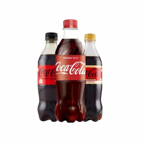 Coca-Cola – Classica, Zero e Zero Zuccheri e Caffeina – Bottiglia 50 cl