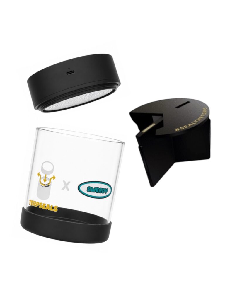 Bundle Terpseals Glass Jar + Glass Divider