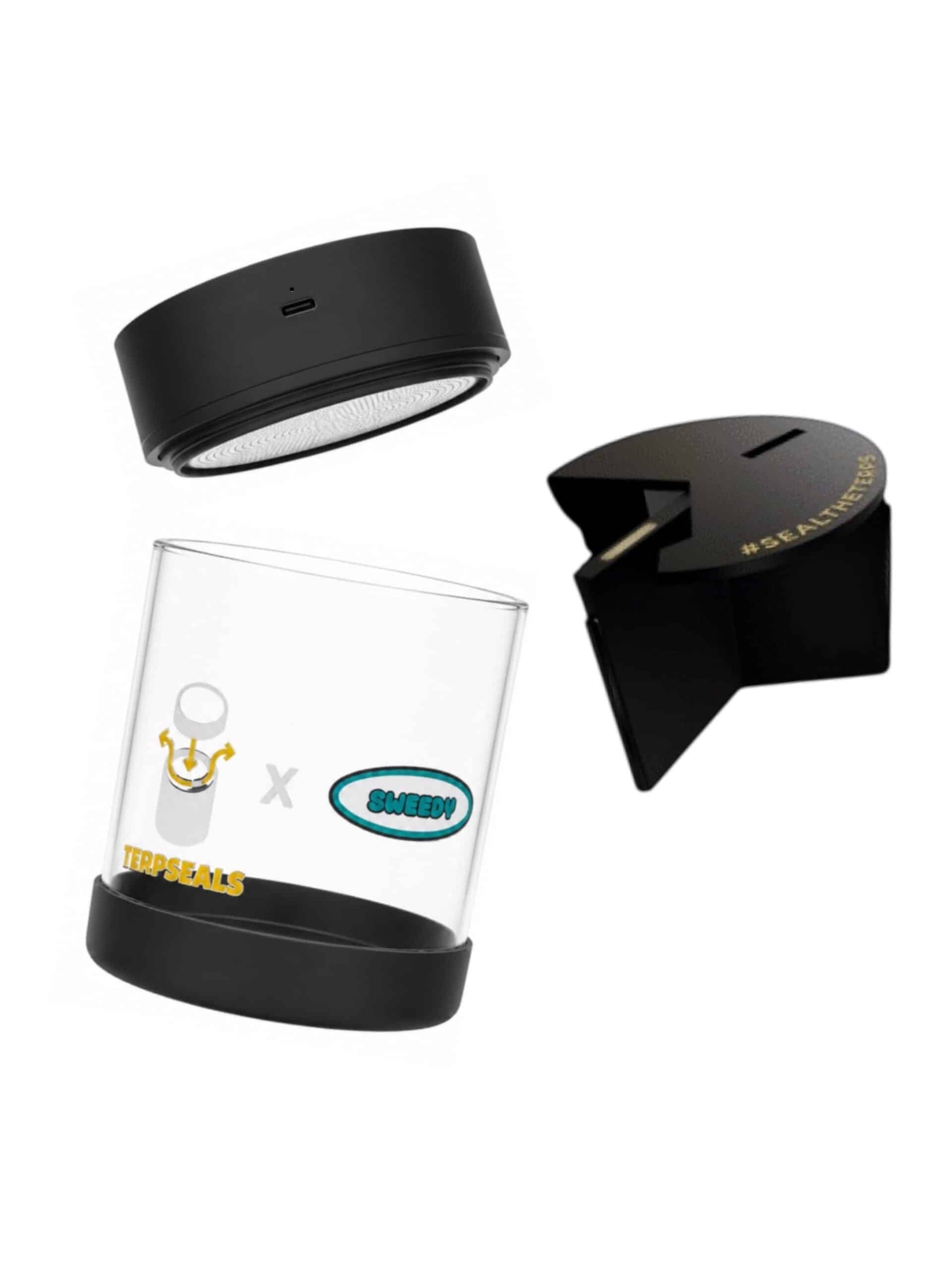 Bundle Terpseals Glass Jar + Glass Divider
