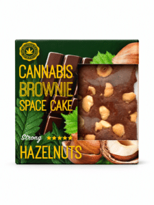 Boxed Cannabis Brownie Multitrance Hazelnut Strong da 100 g