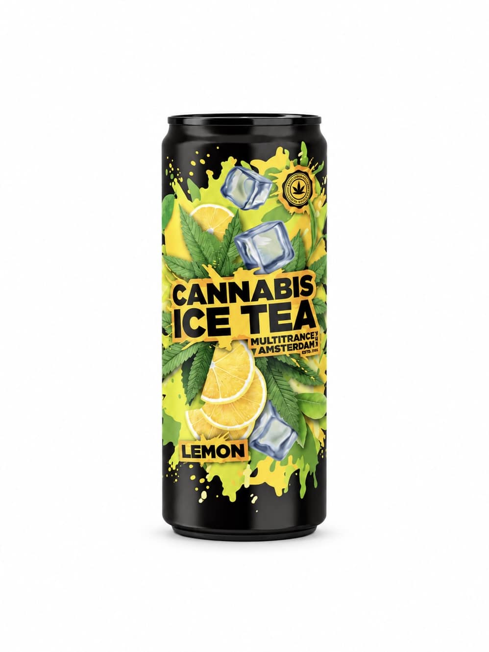 Tè Freddo alla Canapa Gold Leaf in lattina da 25 cl